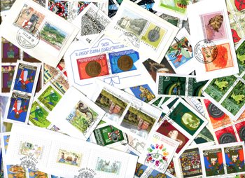 LIECHTENSTEIN: A very scarce mixture! Old & New, Postally Used & FDC Clips.. To 2020. Lots of blocks & sets. Some S/S, too! ≈ 110 STAMPS/OZ  Received FEB 2021